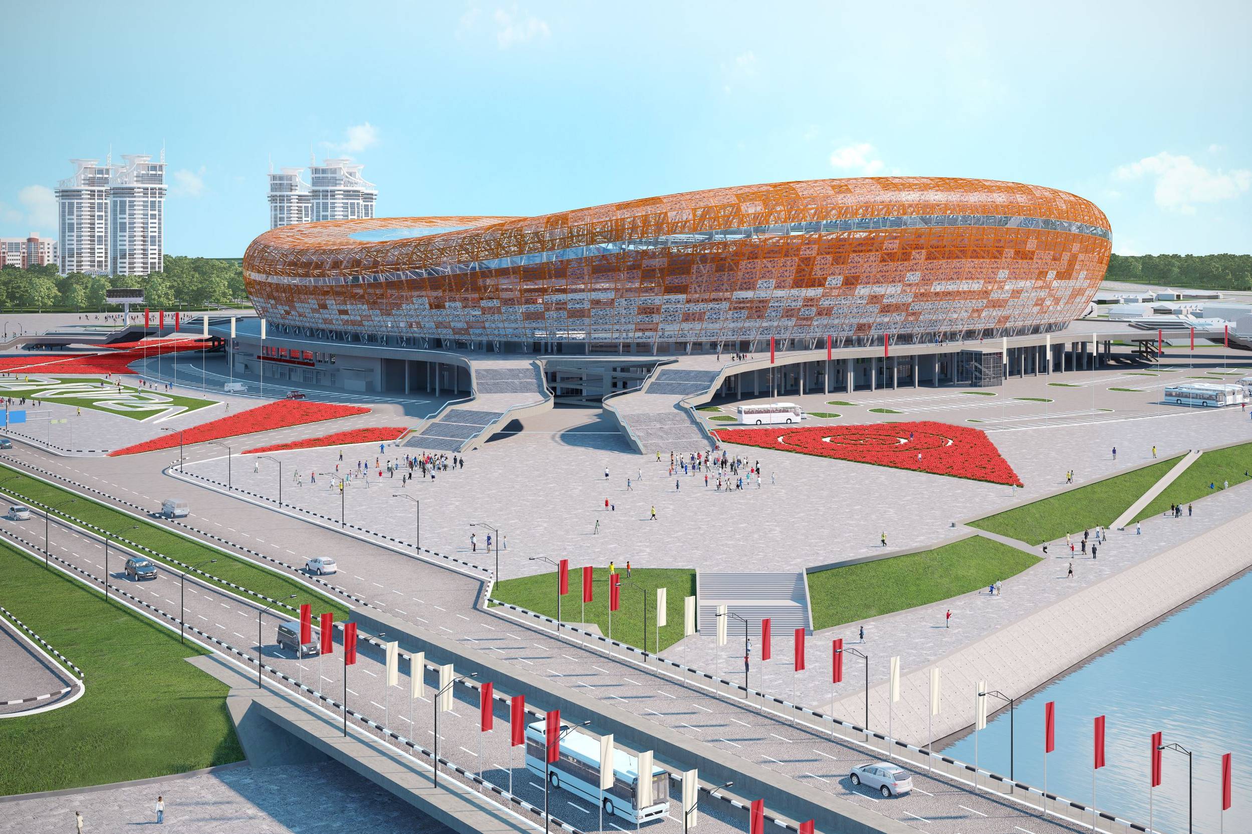 Как будет выглядеть стадион «Мордовия Арена» (видео)
